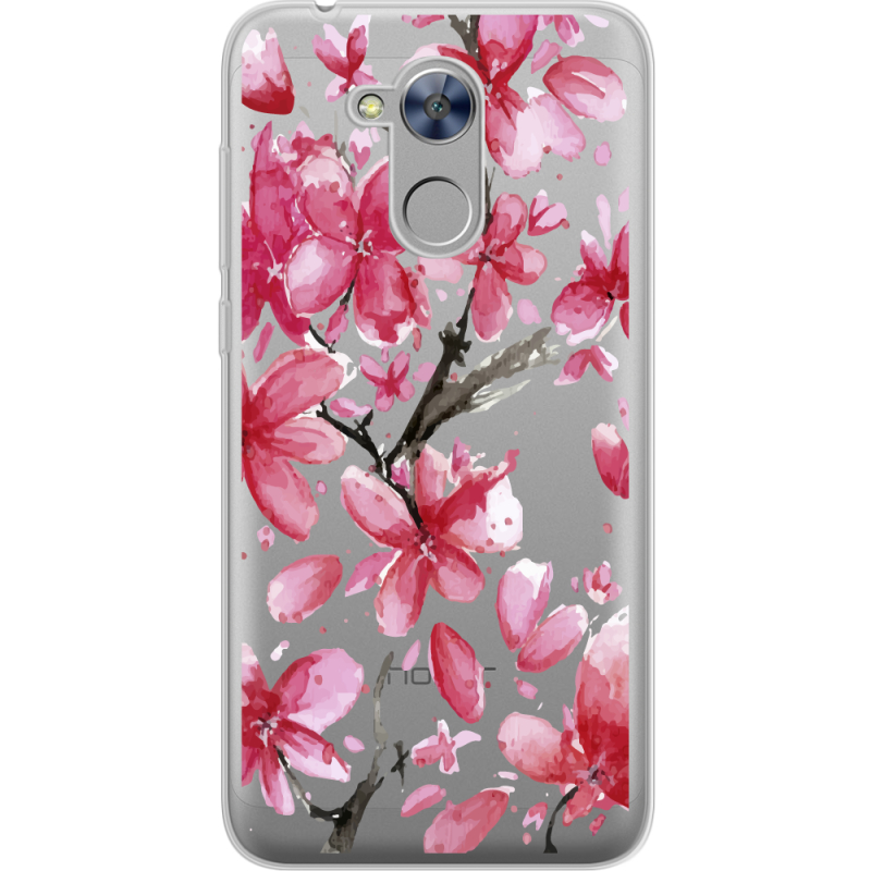 Прозрачный чехол Uprint Huawei Honor 6A Pink Magnolia