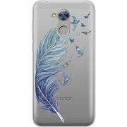 Прозрачный чехол Uprint Huawei Honor 6A Feather