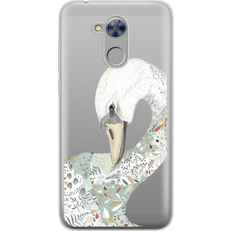 Прозрачный чехол Uprint Huawei Honor 6A Swan