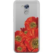 Прозрачный чехол Uprint Huawei Honor 6A Red Poppies