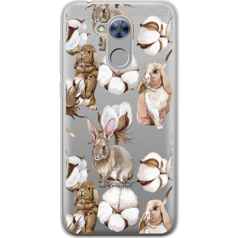 Прозрачный чехол Uprint Huawei Honor 6A Cotton and Rabbits