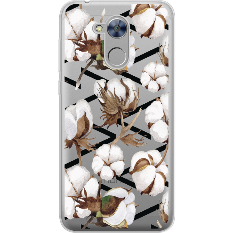 Прозрачный чехол Uprint Huawei Honor 6A Cotton flowers
