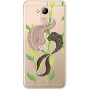 Прозрачный чехол Uprint Huawei Honor 6C Pro Cute Mermaid