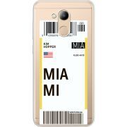 Прозрачный чехол Uprint Huawei Honor 6C Pro Ticket Miami