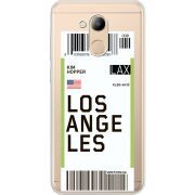 Прозрачный чехол Uprint Huawei Honor 6C Pro Ticket Los Angeles