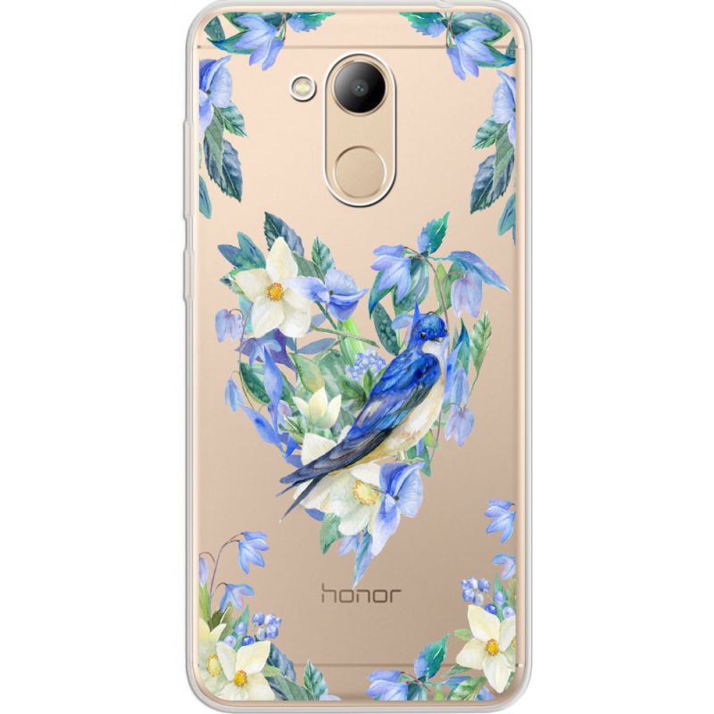Прозрачный чехол Uprint Huawei Honor 6C Pro Spring Bird