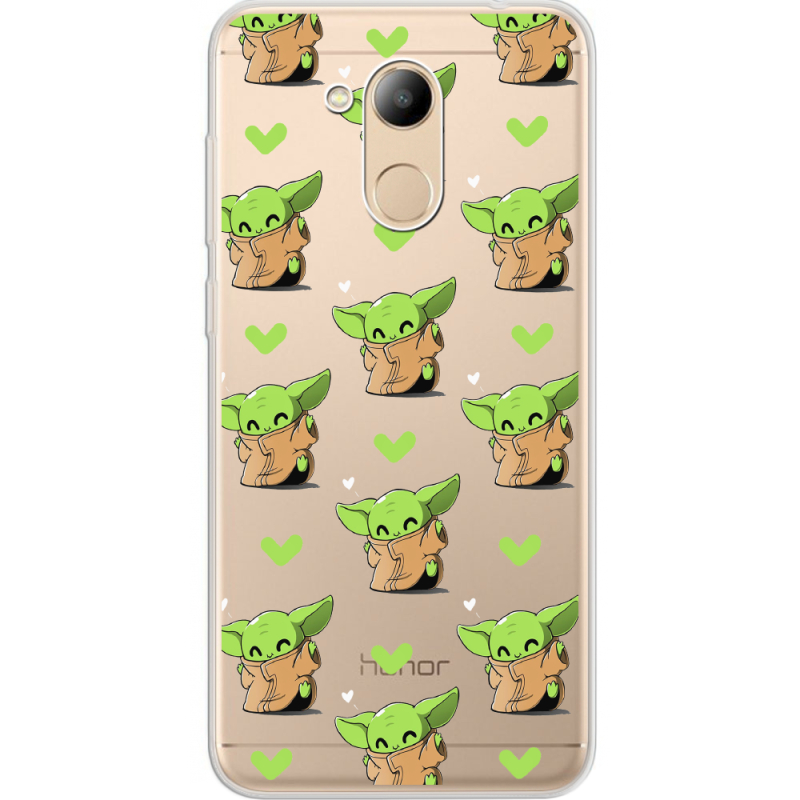 Прозрачный чехол Uprint Huawei Honor 6C Pro Pattern Baby Yoda