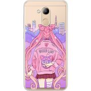 Прозрачный чехол Uprint Huawei Honor 6C Pro Wiked Lady