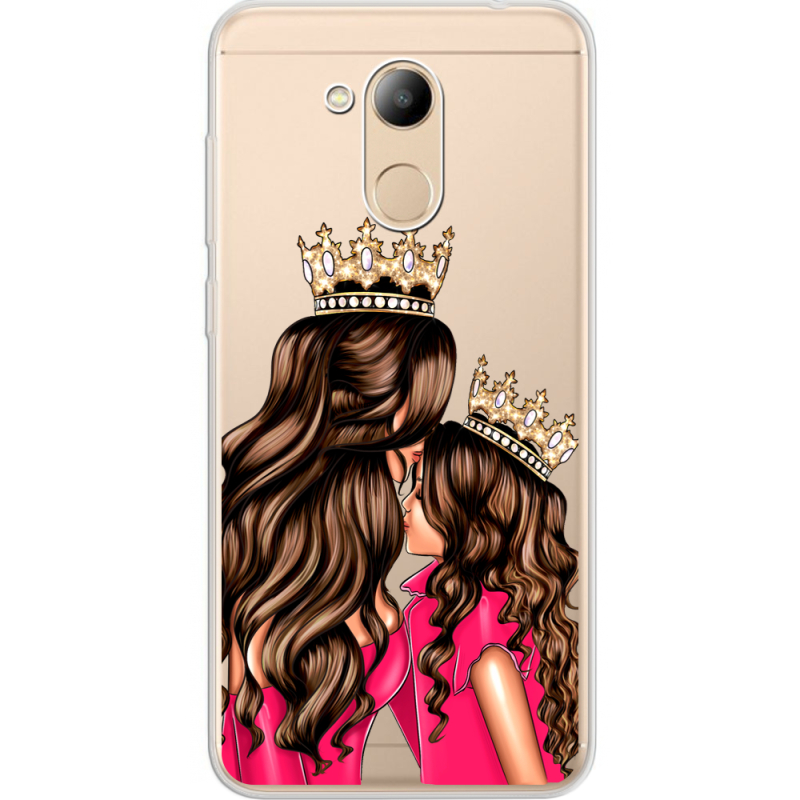 Прозрачный чехол Uprint Huawei Honor 6C Pro Queen and Princess