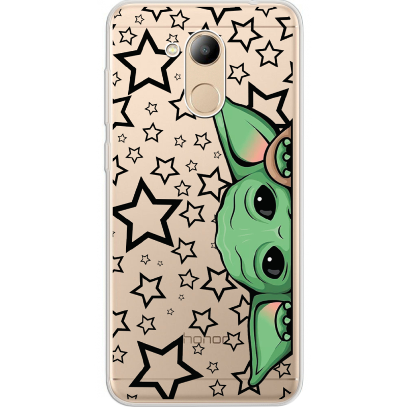 Прозрачный чехол Uprint Huawei Honor 6C Pro Baby Yoda