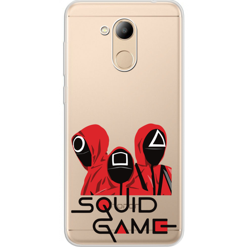 Прозрачный чехол Uprint Huawei Honor 6C Pro siquid game люди в красном