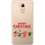 Прозрачный чехол Uprint Huawei Honor 6C Pro Merry Christmas