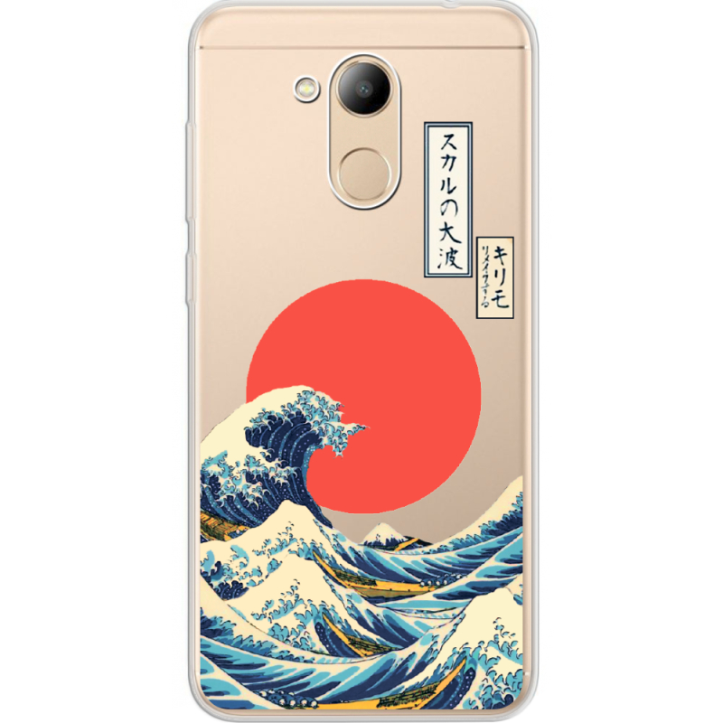 Прозрачный чехол Uprint Huawei Honor 6C Pro Большая волна в Канагаве