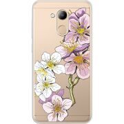 Прозрачный чехол Uprint Huawei Honor 6C Pro Cherry Blossom
