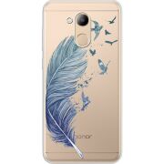 Прозрачный чехол Uprint Huawei Honor 6C Pro Feather