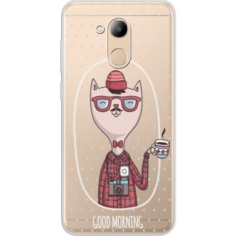 Прозрачный чехол Uprint Huawei Honor 6C Pro Good Morning
