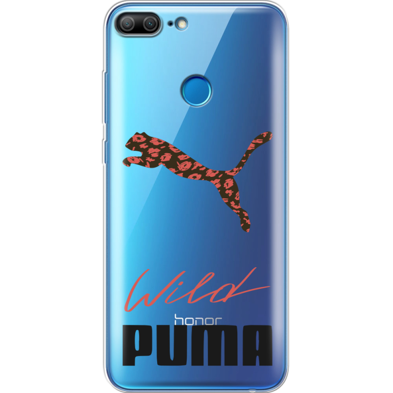 Прозрачный чехол Uprint Huawei Honor 9 Lite Wild Cat