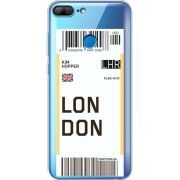 Прозрачный чехол Uprint Huawei Honor 9 Lite Ticket London