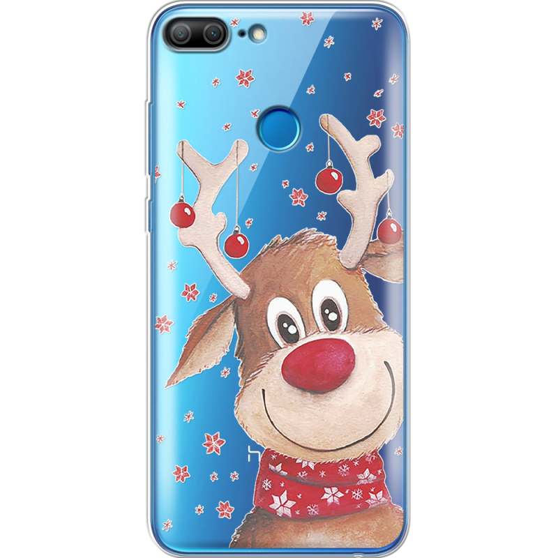 Прозрачный чехол Uprint Huawei Honor 9 Lite Winter Deer