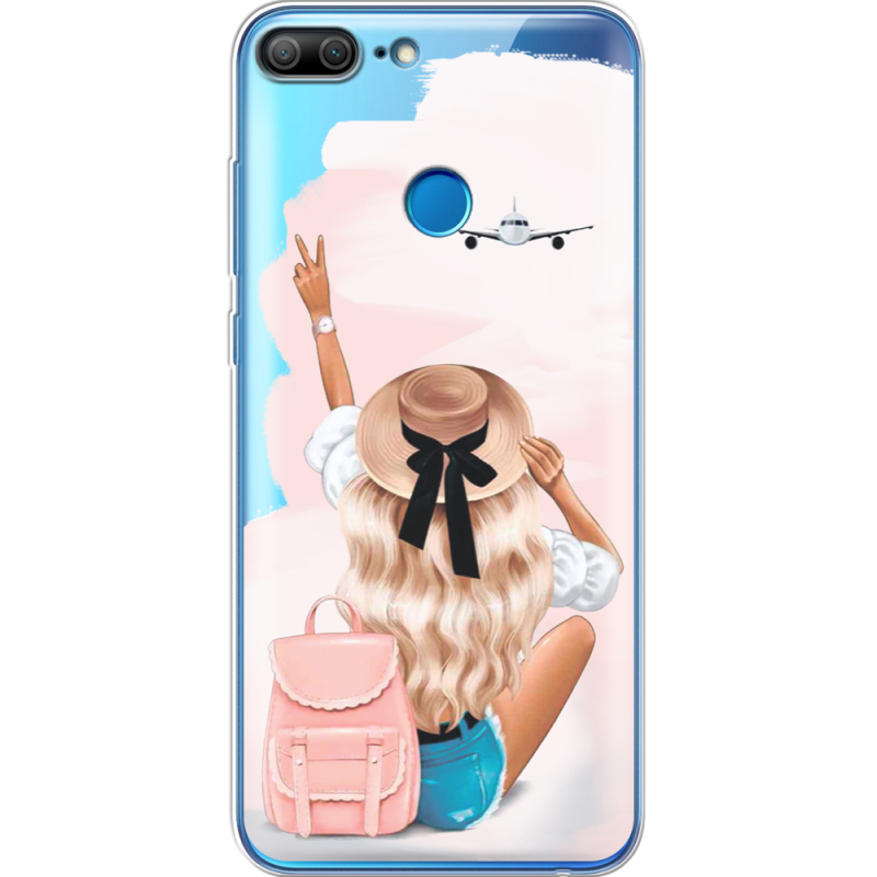 Прозрачный чехол Uprint Huawei Honor 9 Lite Travel Girl