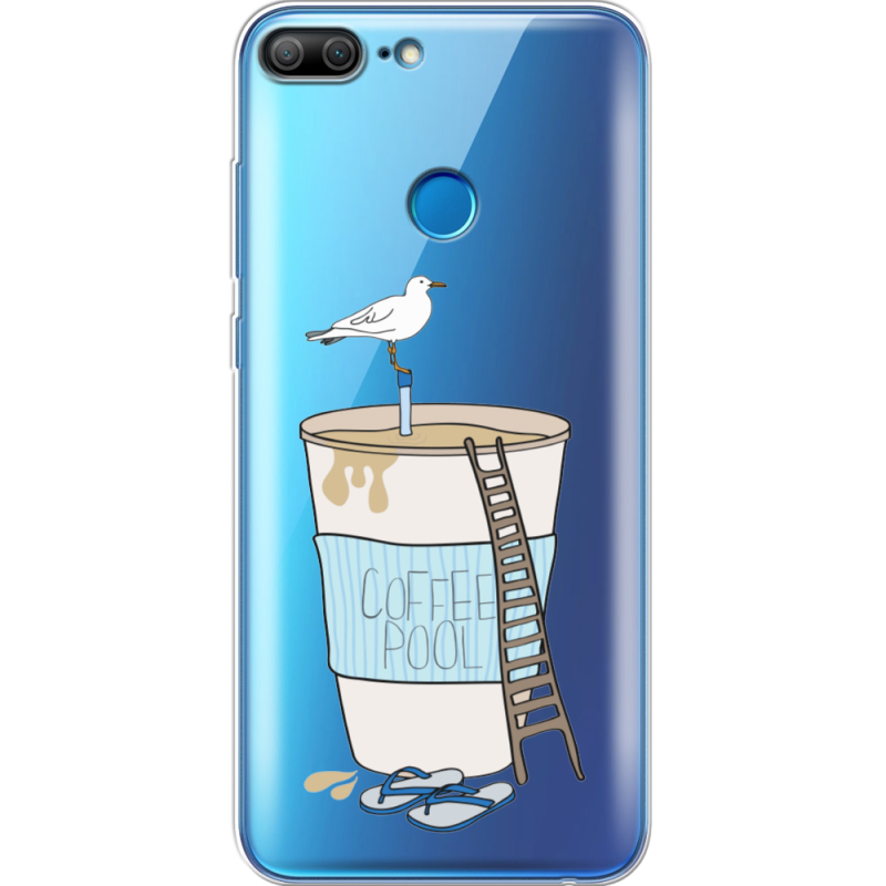 Прозрачный чехол Uprint Huawei Honor 9 Lite Segull in Cofee Pool