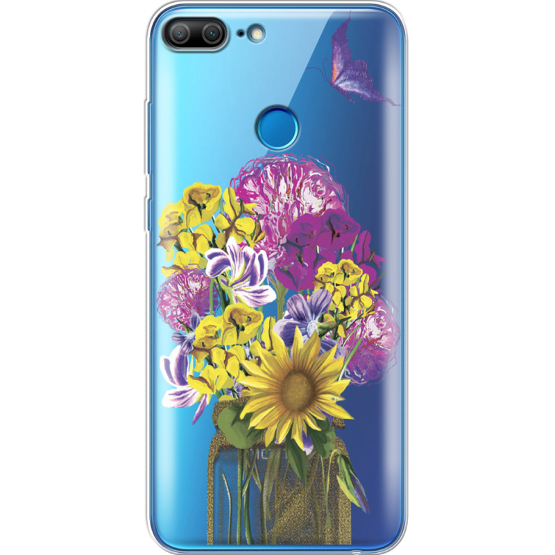 Прозрачный чехол Uprint Huawei Honor 9 Lite My Bouquet