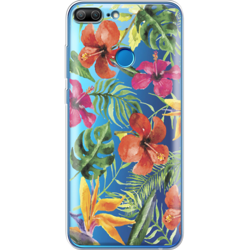 Прозрачный чехол Uprint Huawei Honor 9 Lite Tropical Flowers