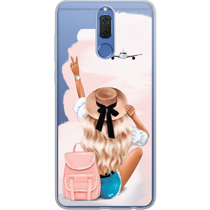 Прозрачный чехол Uprint Huawei Mate 10 Lite Travel Girl