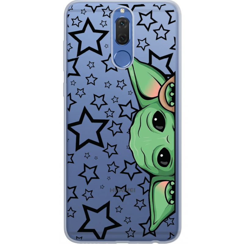 Прозрачный чехол Uprint Huawei Mate 10 Lite Baby Yoda