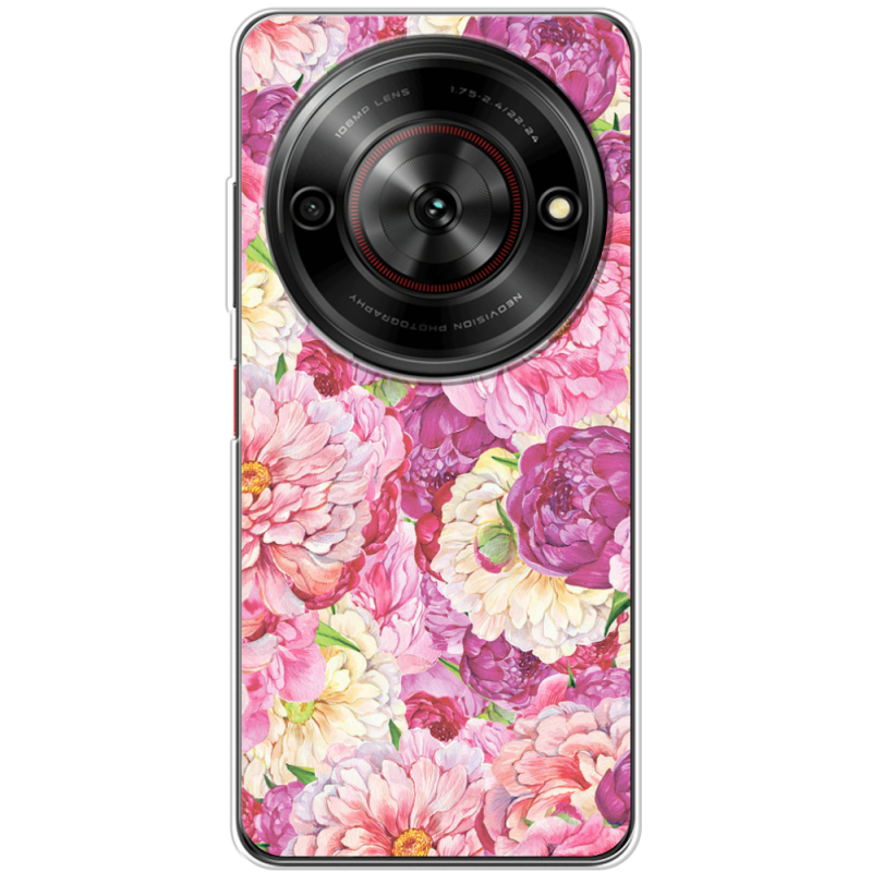 Чохол BoxFace Nubia Focus 5G Pink Peonies