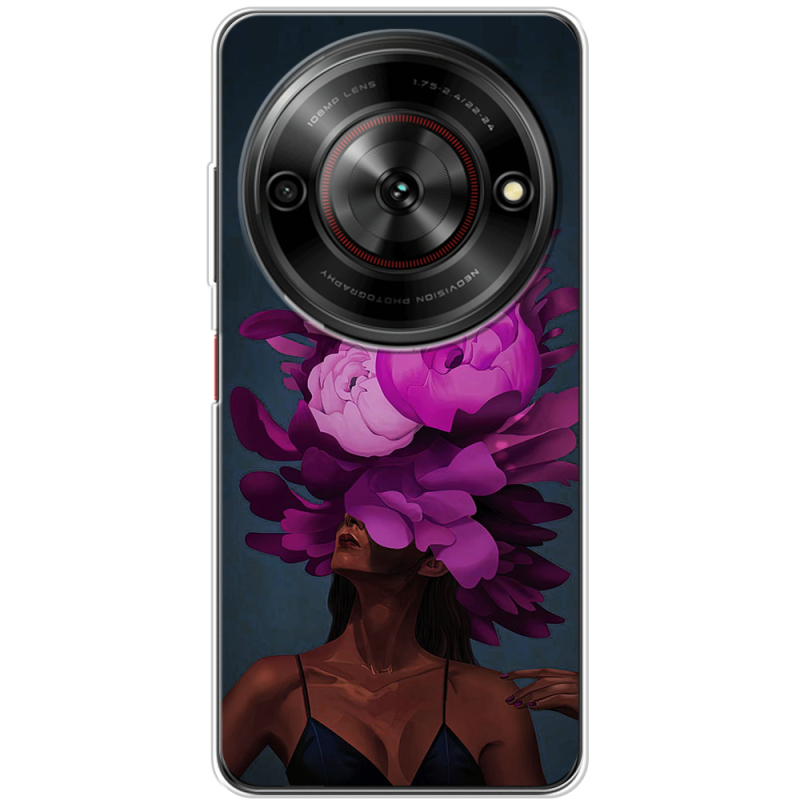 Чохол BoxFace Nubia Focus 5G Exquisite Purple Flowers