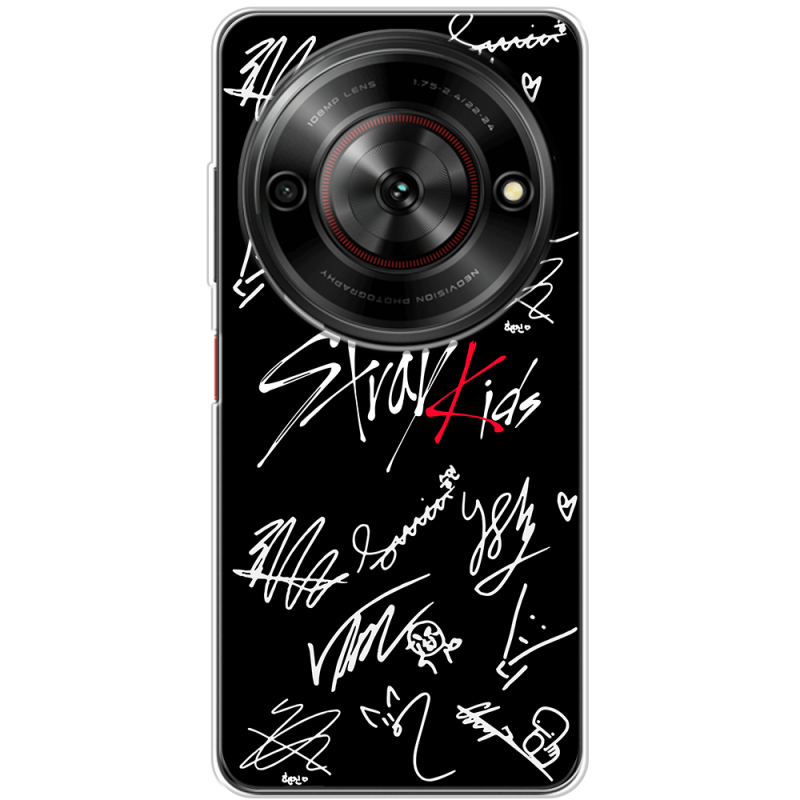 Чохол BoxFace Nubia Focus 5G Stray Kids автограф