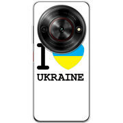 Чохол BoxFace Nubia Focus 5G I love Ukraine