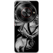 Чохол BoxFace Nubia Focus 5G Black and White Roses