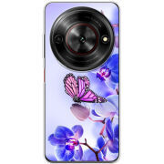 Чохол BoxFace Nubia Focus 5G Orchids and Butterflies