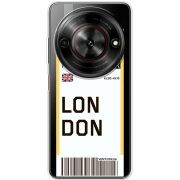 Прозорий чохол BoxFace Nubia Focus 5G Ticket London