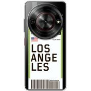 Прозорий чохол BoxFace Nubia Focus 5G Ticket Los Angeles