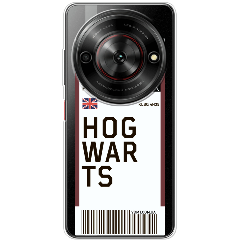 Прозорий чохол BoxFace Nubia Focus 5G Ticket Hogwarts