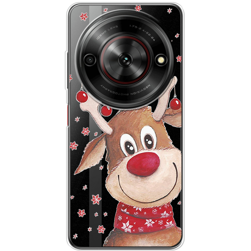 Прозорий чохол BoxFace Nubia Focus 5G Winter Deer