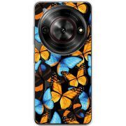 Прозорий чохол BoxFace Nubia Focus 5G Butterfly Morpho