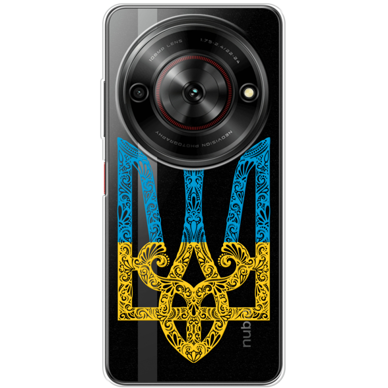 Прозорий чохол BoxFace Nubia Focus 5G Gold Trident