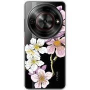 Прозорий чохол BoxFace Nubia Focus 5G Cherry Blossom