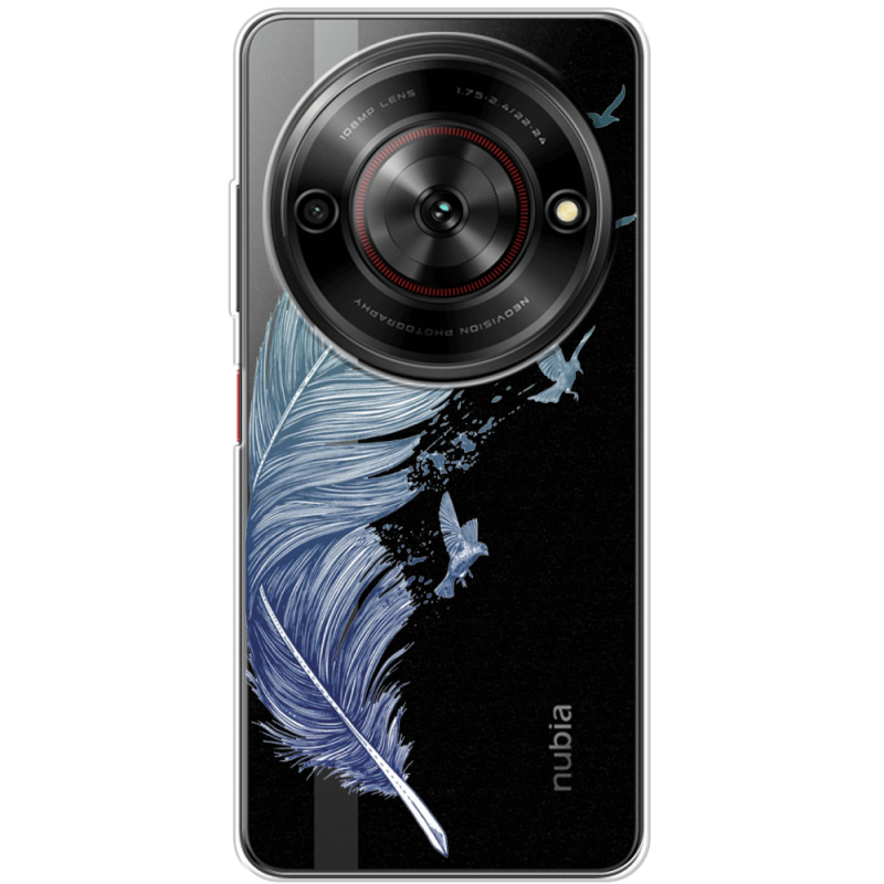 Прозорий чохол BoxFace Nubia Focus 5G Feather