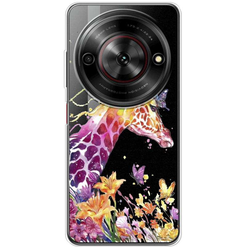 Прозорий чохол BoxFace Nubia Focus 5G Colorful Giraffe