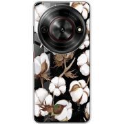 Прозорий чохол BoxFace Nubia Focus 5G Cotton flowers