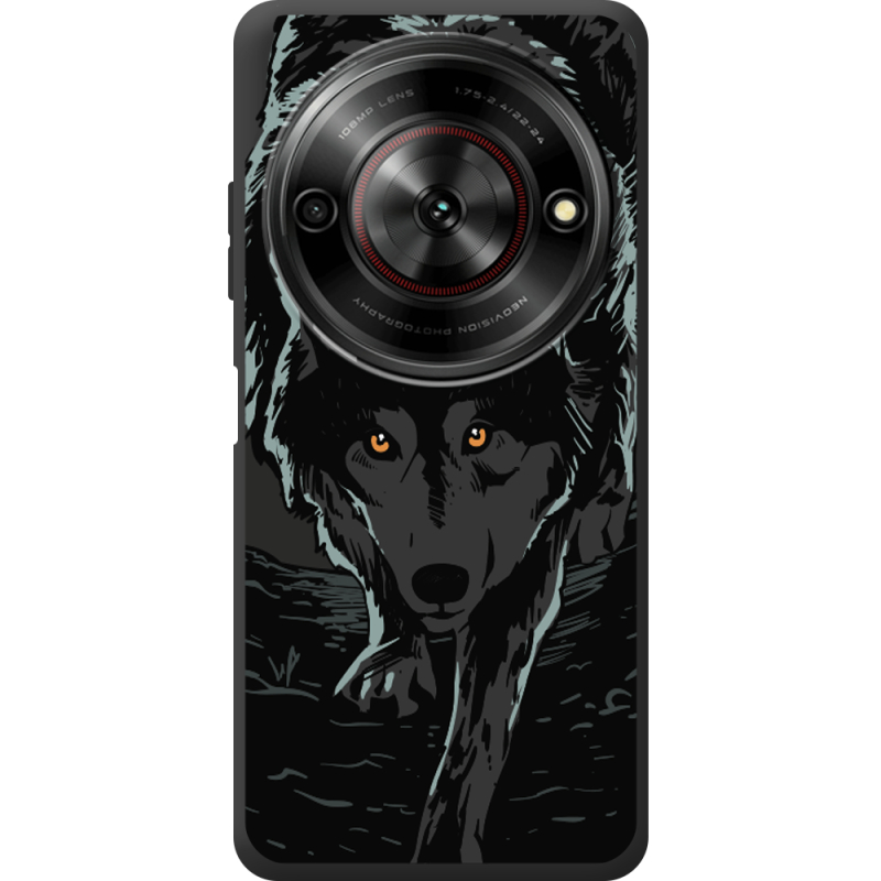 Чорний чохол BoxFace Nubia Focus 5G Wolf