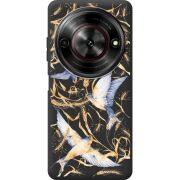 Чорний чохол BoxFace Nubia Focus 5G Ластівки
