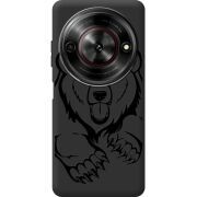 Чорний чохол BoxFace Nubia Focus 5G Grizzly Bear