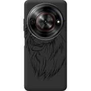 Чорний чохол BoxFace Nubia Focus 5G Lion