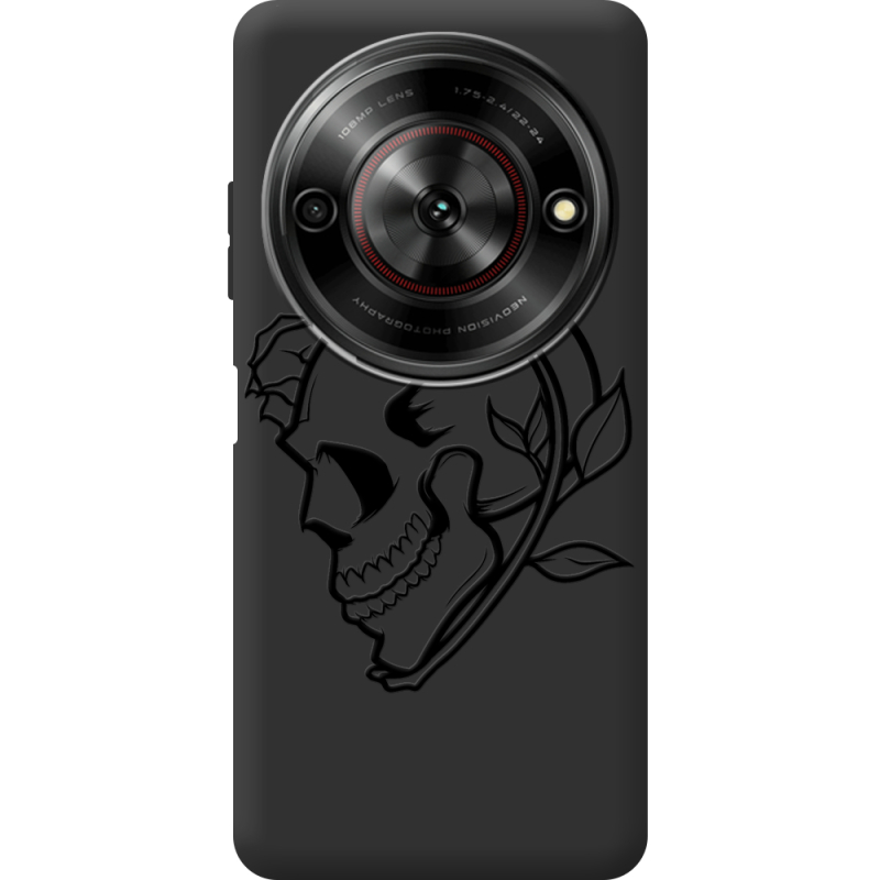 Чорний чохол BoxFace Nubia Focus 5G Skull and Roses